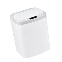 Magideal - Cubo De Basura Inteligente De 16 L, Cubo De Basura Automático Para Cocina, Blanco