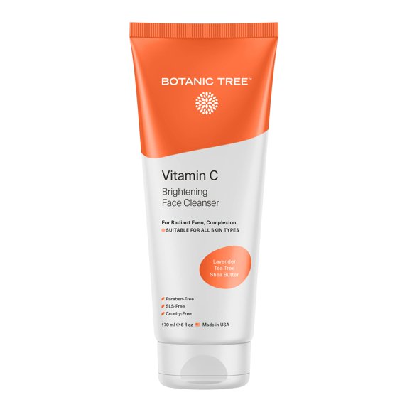 Limpiador facial con vitamina C de Face Wash Botanic Tree para toda la piel