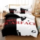 thumbnail image 1 of Scarface Bedding Set Single Twin Full Queen King Size Bed Set Aldult Kid Bedroom Duvetcover Sets bed sheet setBed Sheets, 1 of 5
