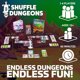 thumbnail image 2 of Juego de Mesa Shuffle Dungeons Zero Strategy Modular Coop, 2 of 3
