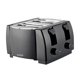 thumbnail image 1 of Tostador Brentwood TS-285 de tacto frío, 4 rebanadas, negro, 1,300 W, 1 of 7