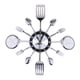 thumbnail image 1 of Cubiertos Creativos, Cocina, Cuchara, Tenedor, Reloj De Pared Para Decoración De Sala De Estar Y Dormitorio, 1 of 3