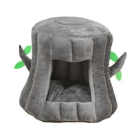 Ioensy - Cama Para Dormir Para Gatos, Cama Cueva Para Perros Y Gatos Autocalentable Para Conejo, Perrito, Gatito, Gris