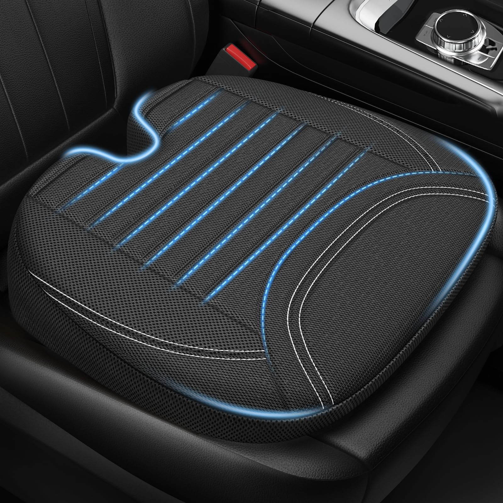 Cojín De Asiento De Coche Zikee De Espuma Viscoelástica Para Todas Las Estaciones Para Coche