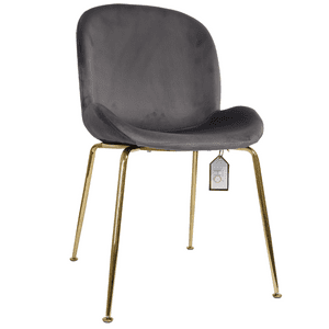 Oh! Mi Hogar ® - Silla Berta Velvet Base Dorada
