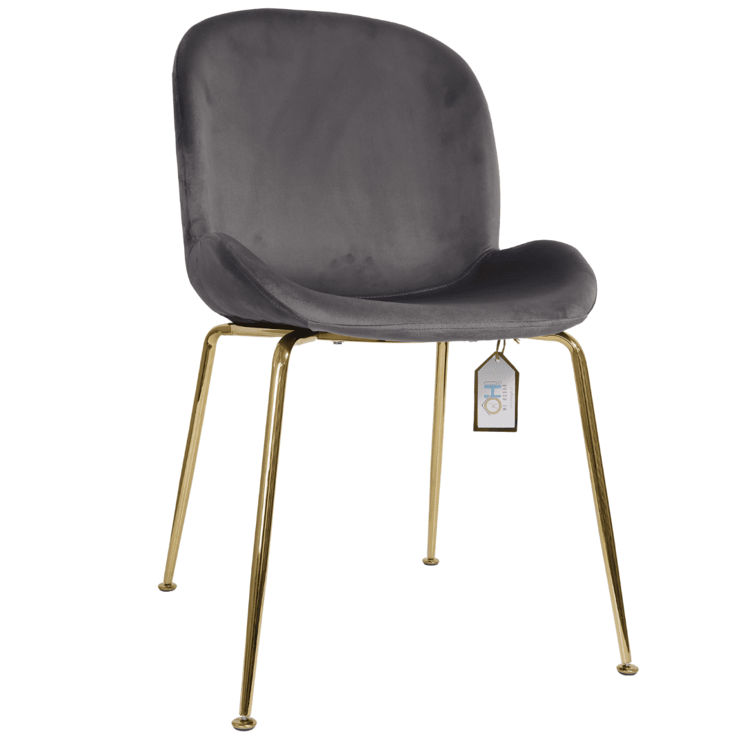 Oh! Mi Hogar ® - Silla Berta Velvet Base Dorada