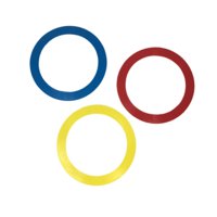 Bothyi - 3X Anillos De Malabarismo Para Acrobáticos Acrobáticos Accesorios De La Compañía De Tirar Anillos