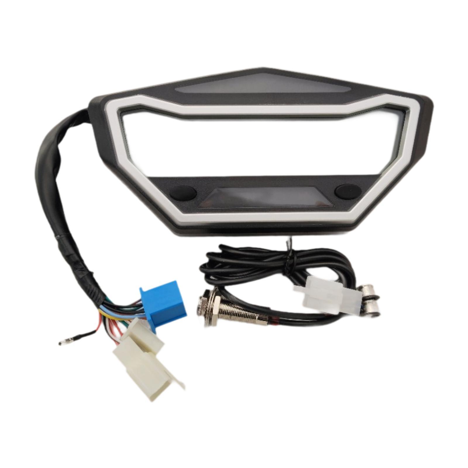 Ioensy - Instrumento Digital Lcd Modificado Para Motocicleta Indicadores De Instrumentos Con Pantalla Digital