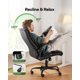 thumbnail image 4 of Silla Ejecutiva Marsail de Oficina con Apoyabrazos Abatibles y Cuero PU, 4 of 6