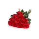 thumbnail image 1 of Pack de 12 Rosas Artificiales de Terciopelo en Color Rojo, 1 of 3