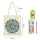 thumbnail image 2 of Tote Bag Pintura con Diamantes - Mandala beige, 2 of 3