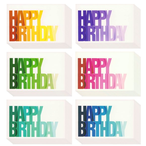 Tarjetas de felicitación BEST PAPER GREETINGS, 144 unidades, 10 x 15 cm