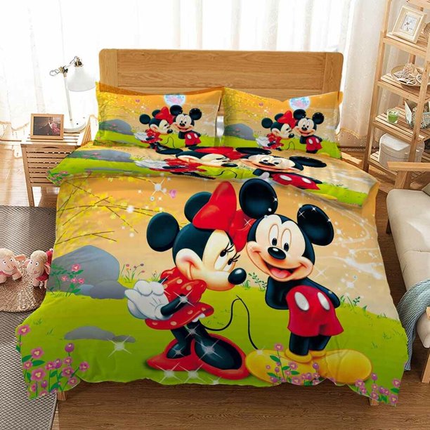 Red Dressed Rat Duvet Quilt Covers Pillow Case Bedding Sets3-Piece Bedding Set (1 Duvet Cover + 2 Pillow Shams)