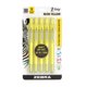 thumbnail image 1 of Marcador resaltador retráctil Zebra Pen Z‑Grip amarillo, paquete de 5 con punta de cincel, 1 of 4