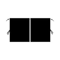 Magideal - Cortinas De Privacidad Universales Para Automóviles, Partición De , Fácil Instalación Desmontable Para Vehículos De Viaje Para Acampar 2 Divisores Pongee