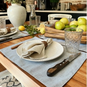 Individuales De Mesa Gris Claro Casa Cecilia