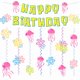 thumbnail image 1 of Bandera decorativa Virosera con medusas para fiesta de cumpleaños, 1 of 7