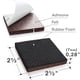 thumbnail image 3 of Protectores para muebles X-Protector, 16 piezas, 6,4 cm, antideslizantes, 3 of 6