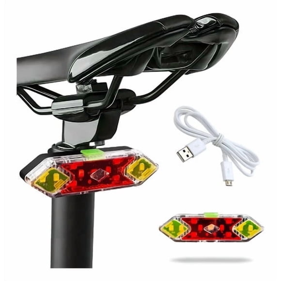 Luz Led Para Bicicleta Trasera Qx-w11 Recargable Usb Ipx6
