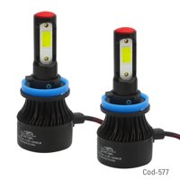 Genérico - Ampolleta Kit Led H-11 Mod.P4 Pro-Ledusa 120W Black Series 12.000Lm