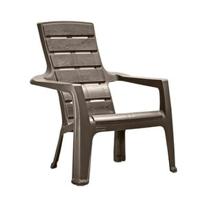 Rimax - Silla Sillon Plastico Terraza Playa Cafe 81X67X69Cms Cafe Tamaño Único