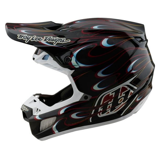 Casco troy lee se5 ece carbon torched black/red