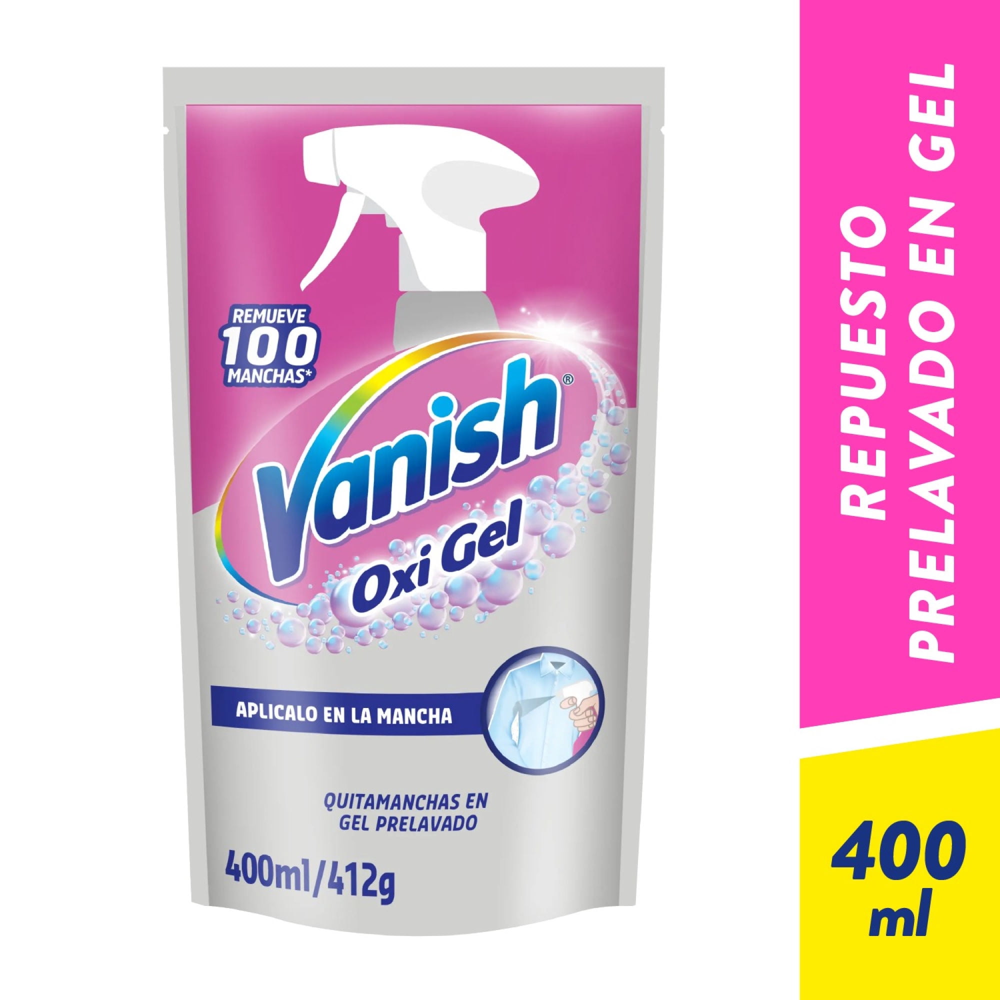 Vanish - Quitamanchas Líquido Prelavado Ropa Color Doypack
