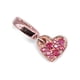 thumbnail image 1 of Dangle Charm Pandora Red Pave Tilted Heart, 1 of 2