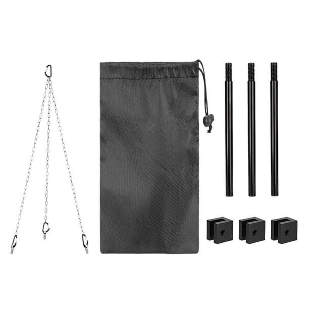 Soporte Para Trípode Para Hornear, Trípode Para Parrilla De Fogata, Para Viajar, Pescar, Al Aire Libre, 13cm Con Cadena