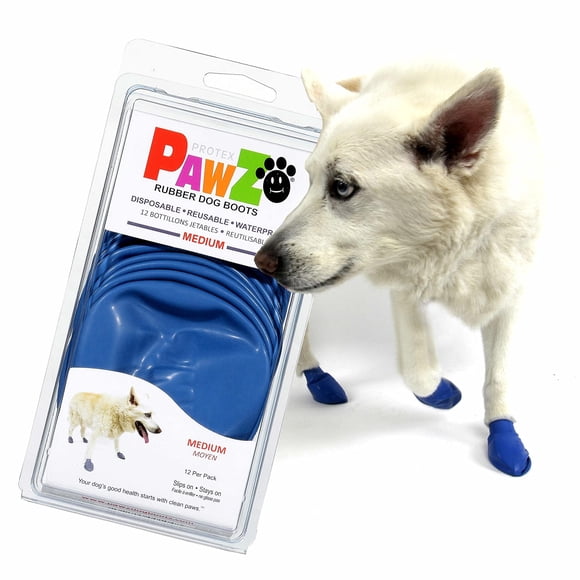 Botas para perros Protex PawZ de goma para todo tipo de clima, para patas 2.5-3