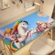 thumbnail image 3 of Rainbow Brite alfombrilla de escritorio/mesa extra-grande con base antideslizante de cuero y diseño temático; versátil para escritorios de ordenador, mesas de comedor, etc.40*60cm, 3 of 6