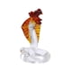 thumbnail image 3 of Adorno De Estatua De Serpiente Cobra Peque?a De Cristal, Accesorio De Mesa Para Entrada, Color Amarillo, 3 of 5