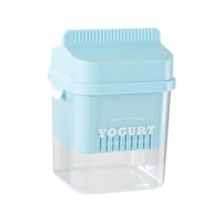 Magideal - Colador De Yogur, Separación De Suero, Filtración De Yogur Lavable Versátil, Utensilios De Cocina, Contenedor De Leche De Nuez, Separador De Lácteos Azul