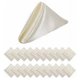 thumbnail image 1 of suxuMhao Servilletas de Tela Al por Mayor, 20 Servilletas de Tela - Servilletas de Tela Beige Oscuro 16.93x16.93in (43x43cm) - Servilletas de Mesa para Bodas, Adecuadas para Fiestas, Cenas,, 1 of 3