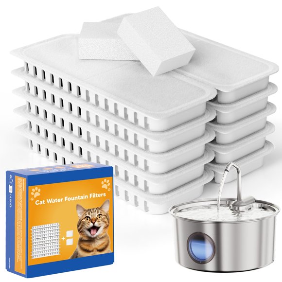 Filtros para Fuente de Agua para Gatos Tomxcute 10+2 (paquete)