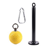 Magideal - Dispositivo De Ejercicio Con Pelota De Tracción, Agarres De Sujeción, Muñeca Y Antebrazo, Con Peso Ajustable, Para Entrenamiento De Fuerza, Espalda, B Varilla Fina De 7 Cm