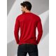 thumbnail image 3 of Polera Manga Larga De Hombre 250g/m Cuello Redondo Algodon Rojo Xl Lisa, 3 of 3