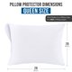 thumbnail image 3 of Protectores de almohada Utopia Bedding impermeables (paquete de 2) tamaño queen, 3 of 6