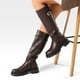 thumbnail image 2 of Bota Larga Mujer Eco Cuero Moda Antideslizante Weide CZY617, 2 of 9