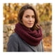 thumbnail image 1 of Bufanda Cuello Estilo Punto Inglés Lana Invierno Abrigado, 1 of 5