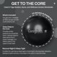 thumbnail image 2 of Pelota de masaje Tune Up Fitness Coregeous Ball, color grafito, 2 of 5