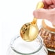thumbnail image 4 of Cuchara de postre reutilizable de mango corto, tenedor, utensilios de cocina de acero inoxidable, cuchara pequeña para niños, 4 unidades, 4 of 5