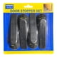 thumbnail image 3 of Pack 4 topes de goma para puerta negro, 3 of 3