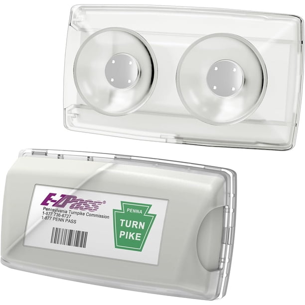 Zeyitian EZ Pass Holder transparente, paquete de 1, con ventosas de alta resistencia