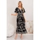 thumbnail image 1 of Maxi Vestido Largo Mujer Cruzado Diseño Casual Eventos 3363, 1 of 3