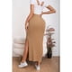 thumbnail image 4 of Falda Larga Acanalada Mujer Botones Elasticada 5061, 4 of 4