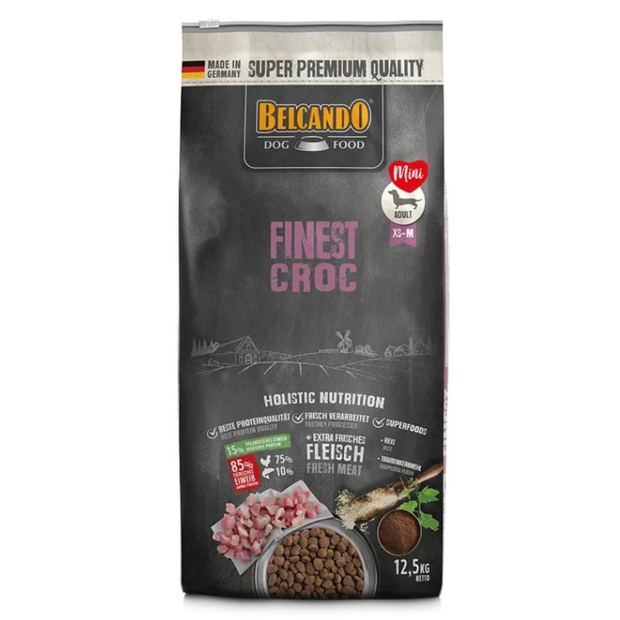 Alimento Belcando Finest Croc Saco 12.5 Kg
