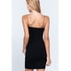 thumbnail image 4 of Vestido Mini de Canalé Grueso Negro Talla S, 4 of 4