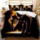 thumbnail image 1 of Spider-Man Blue Red White Stripes Quilt Duvet Cover Set Pillowcase Bed Linen3-Piece Bedding Set, 1 of 4