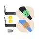 thumbnail image 5 of Pickleball Wood Paddle Set Raqueta Para Principiantes Durable 2 Palas 2 Pickle Balls Estilo C, 5 of 5